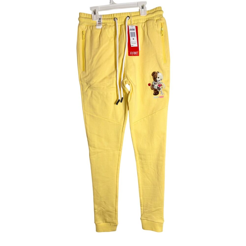NWT Fifth Loop Bitter Sweet Joggers (yellow), Sz. M